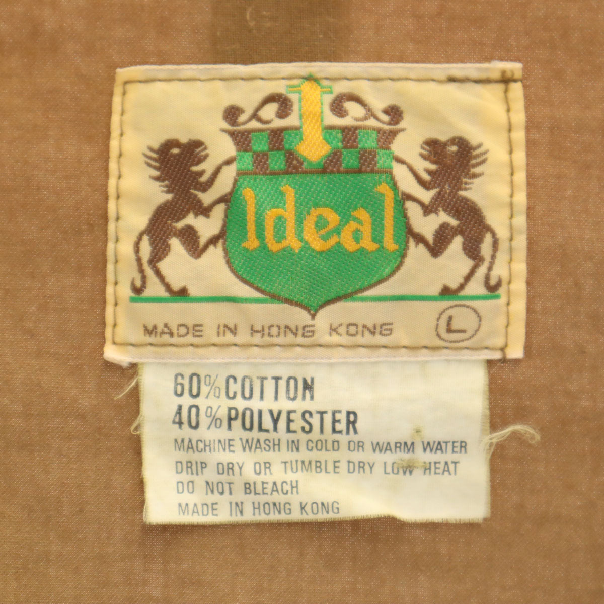 VINTAGE ヴィンテージ 80s ベスト L ベージュ系 メンズ