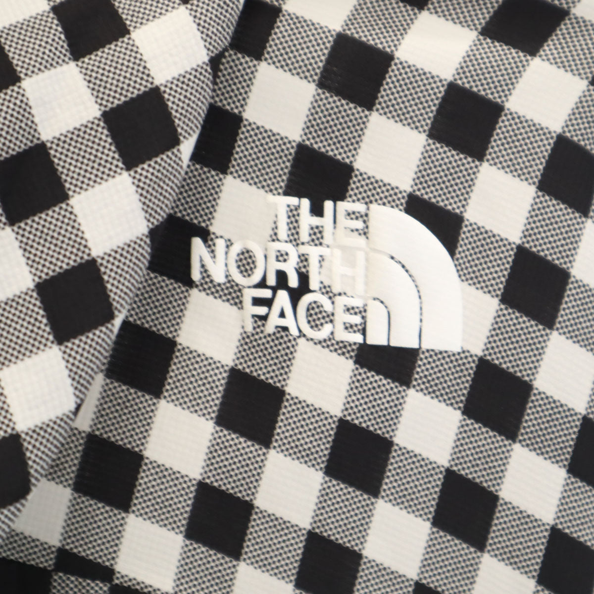 THE NORTH FACE ノースフェイス ギンガムチェック 長袖 スワローテイル ジップパーカー M ホワイト フーディー アウトドア NPW11016 レディース
