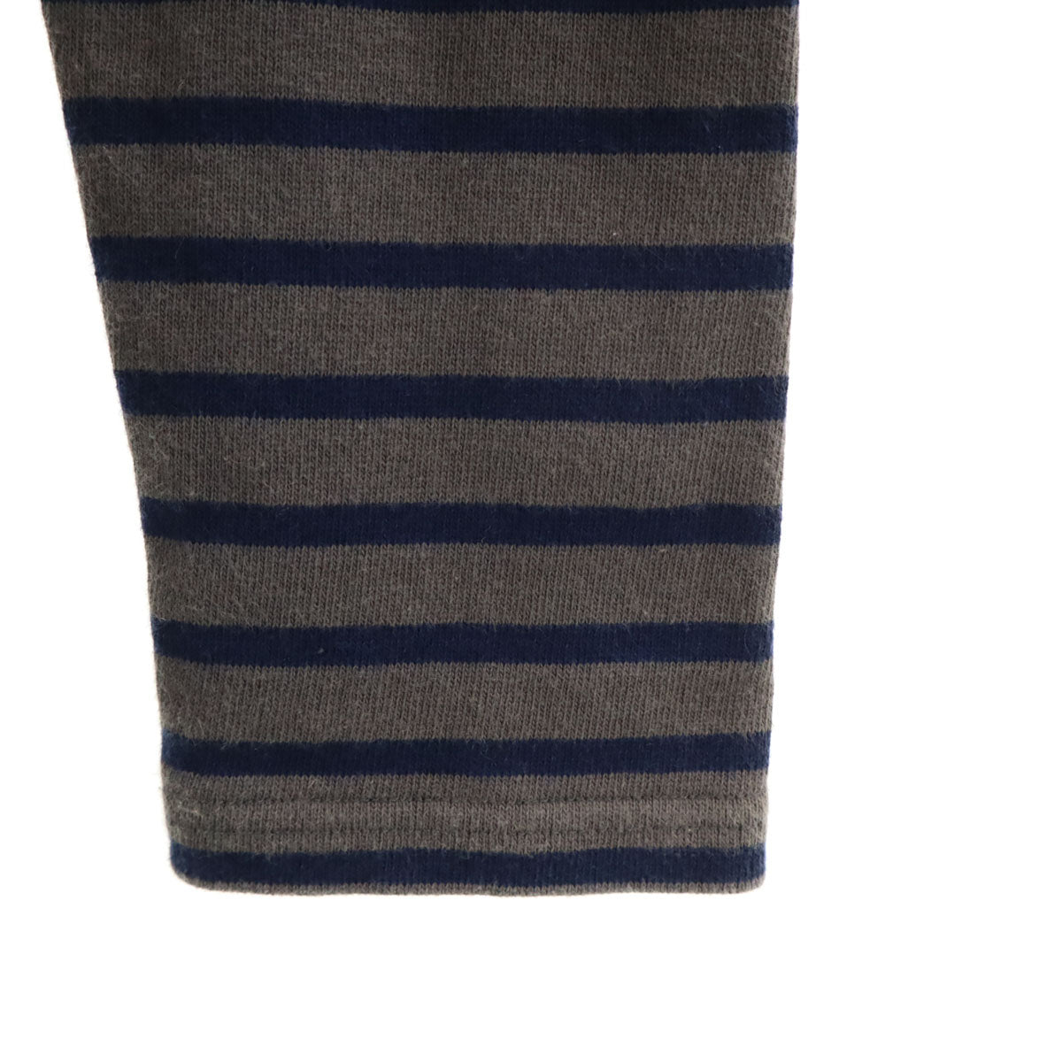 ORCIVAL オーシバル 日本製 ボーダー柄 長袖 ボートネック バスクシャツ 1 グレー系 レディース