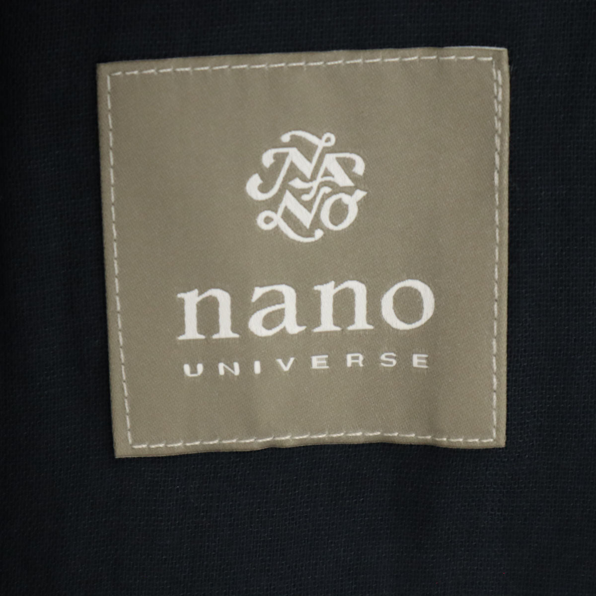 nano universe ナノユニバース コットンジャケット S ネイビー系 メンズ