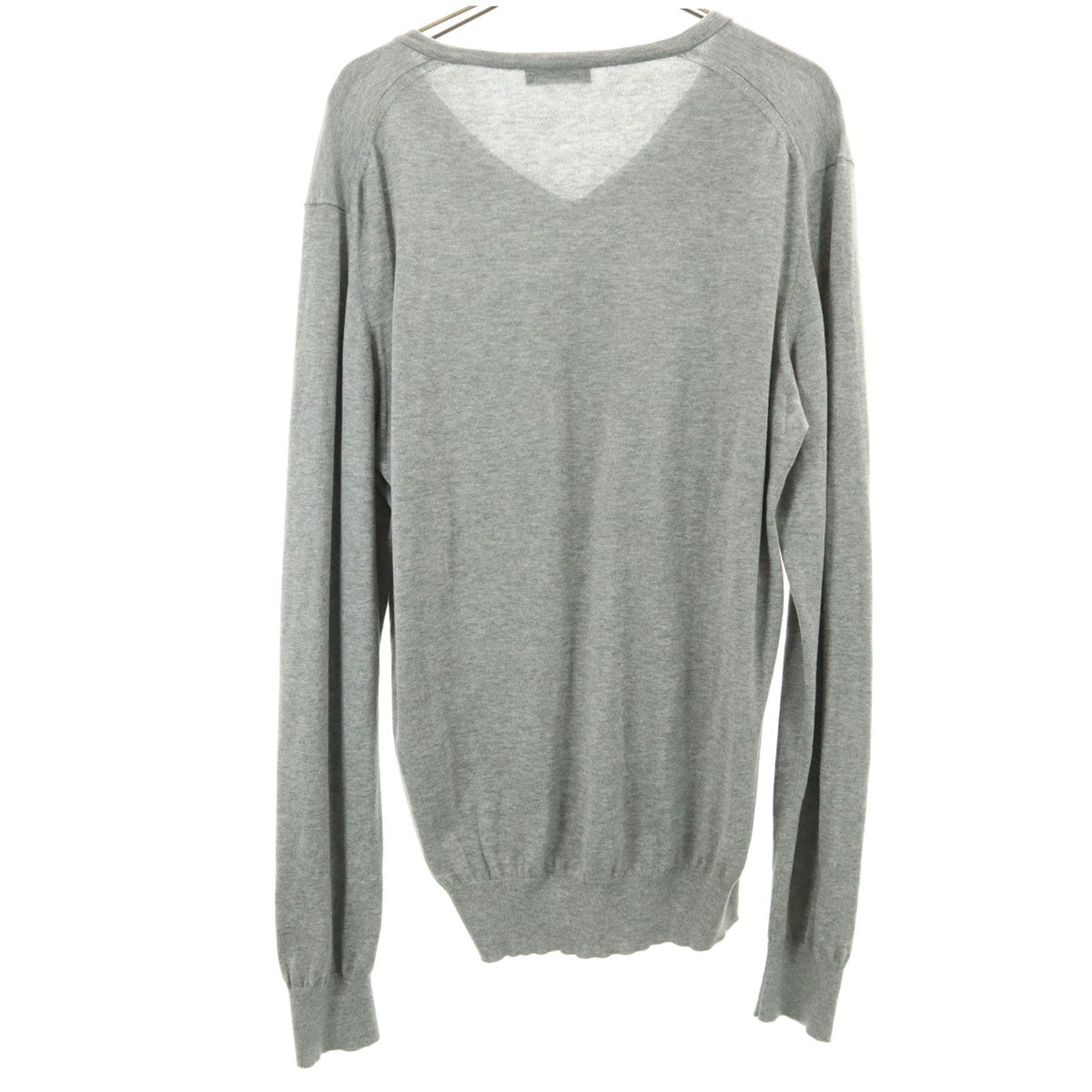 UNITED ARROWS ユナイテッドアローズ 長袖 Vネック コットン セーター M グレー系 ニット メンズ