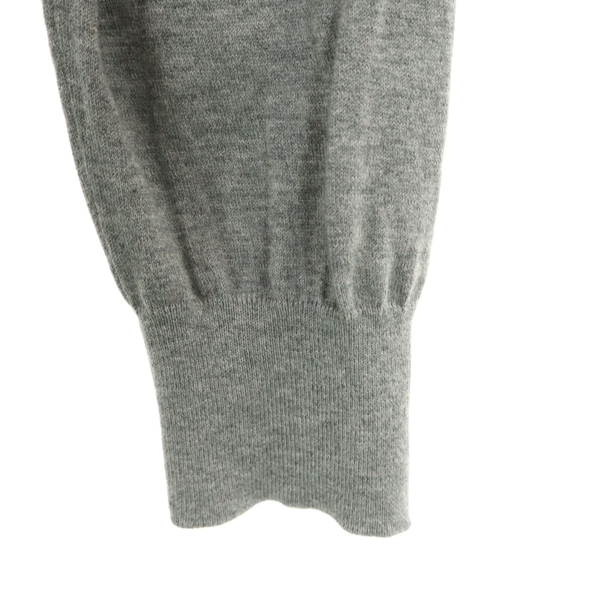 UNITED ARROWS ユナイテッドアローズ 長袖 Vネック コットン セーター M グレー系 ニット メンズ