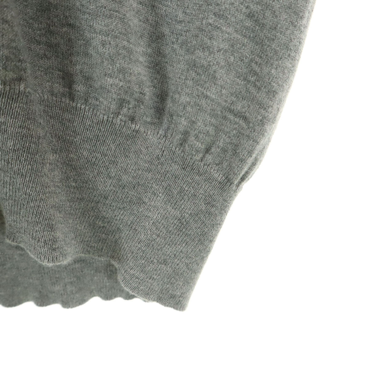 UNITED ARROWS ユナイテッドアローズ 長袖 Vネック コットン セーター M グレー系 ニット メンズ