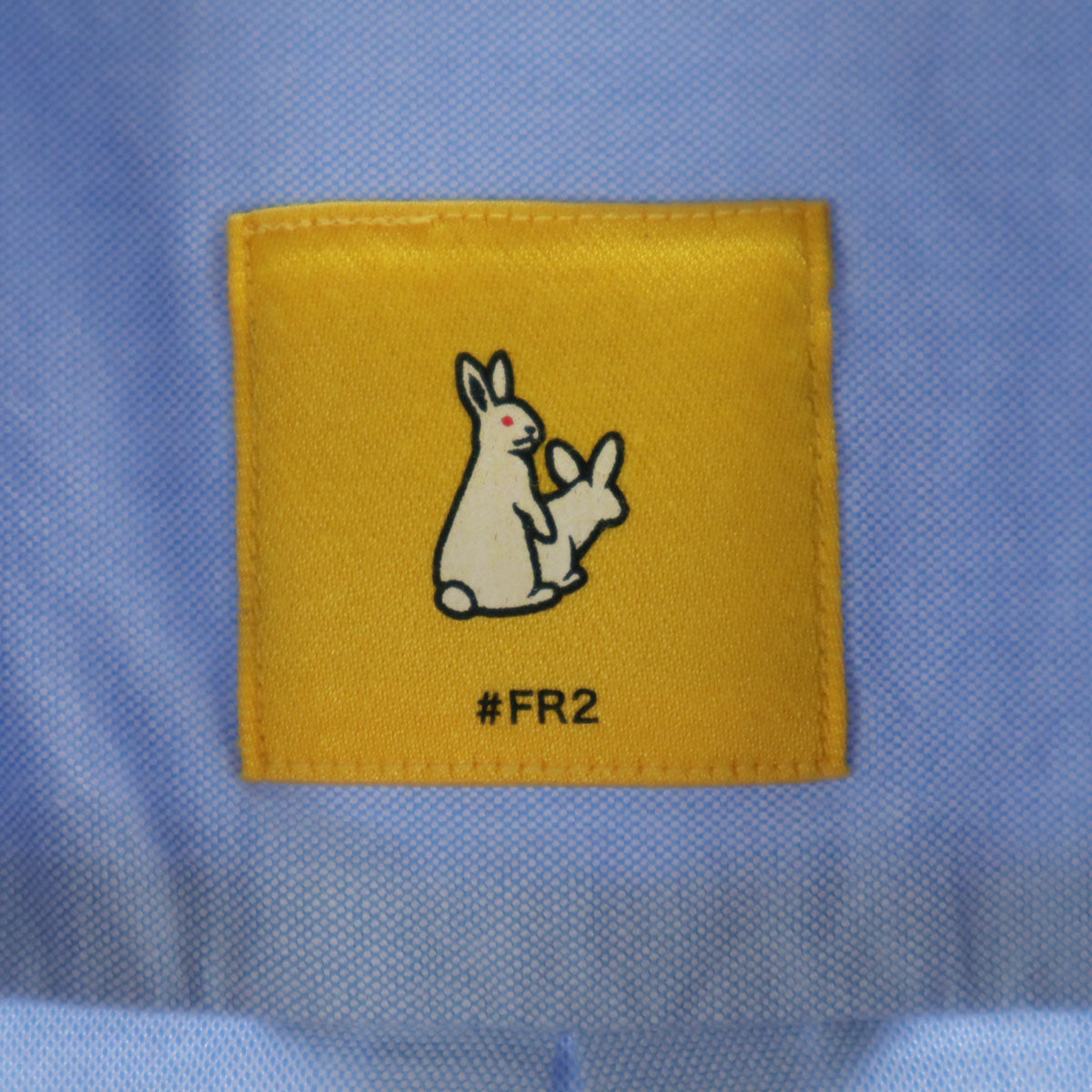 FR2 エフアールツー 長袖 オックスフォード ボタンダウンシャツ S パープルブルー メンズ