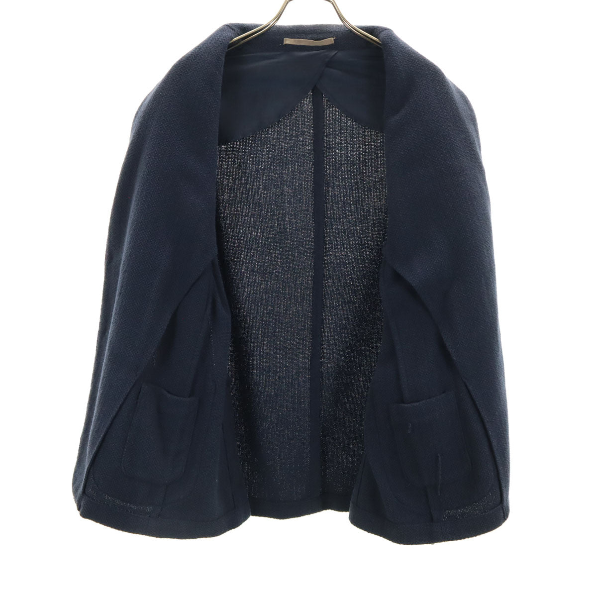 eleventy イレブンティ イタリア製 テーラードジャケット 46 ネイビー アンコン メンズ