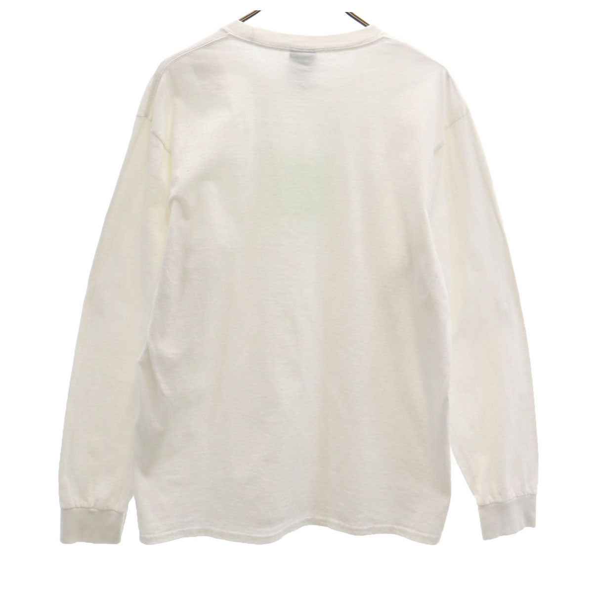 HUF ハフ 長袖 プリント Tシャツ L ホワイト ロンT メンズ