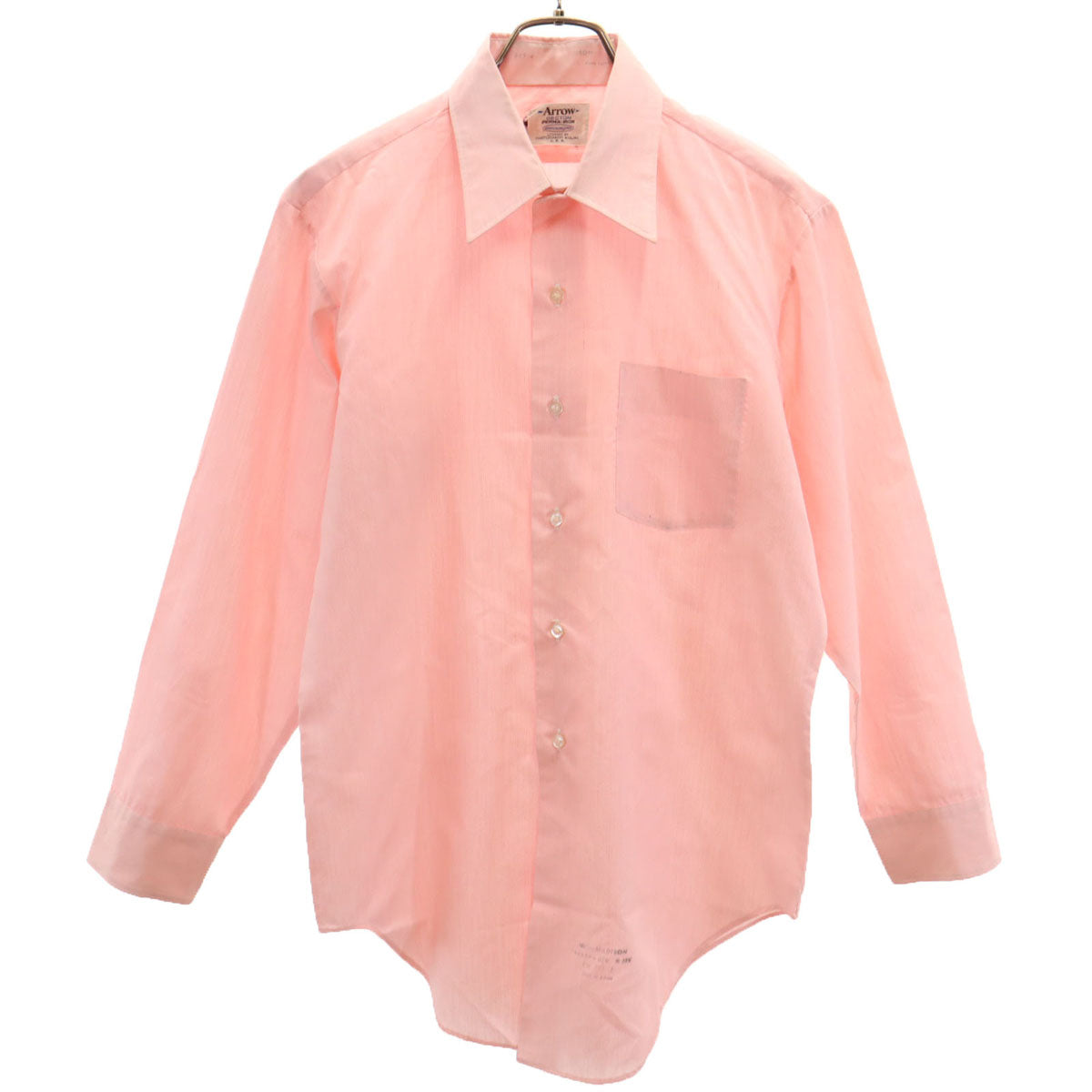 ARROW アロー 70s ヴィンテージ 日本製 長袖 シャツ ピンク メンズ