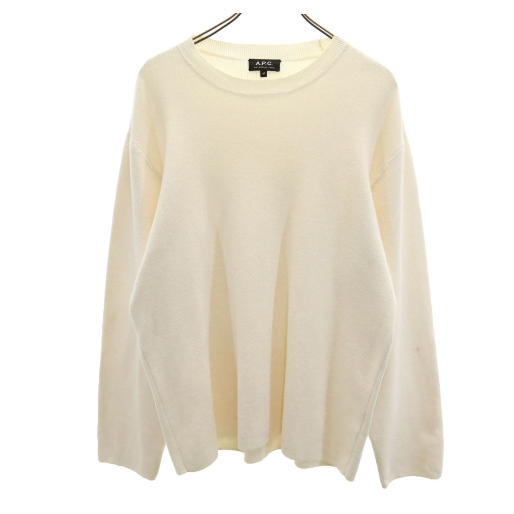 A.P.C. アーペーセー 長袖 ニット M アイボリー セーター レディース