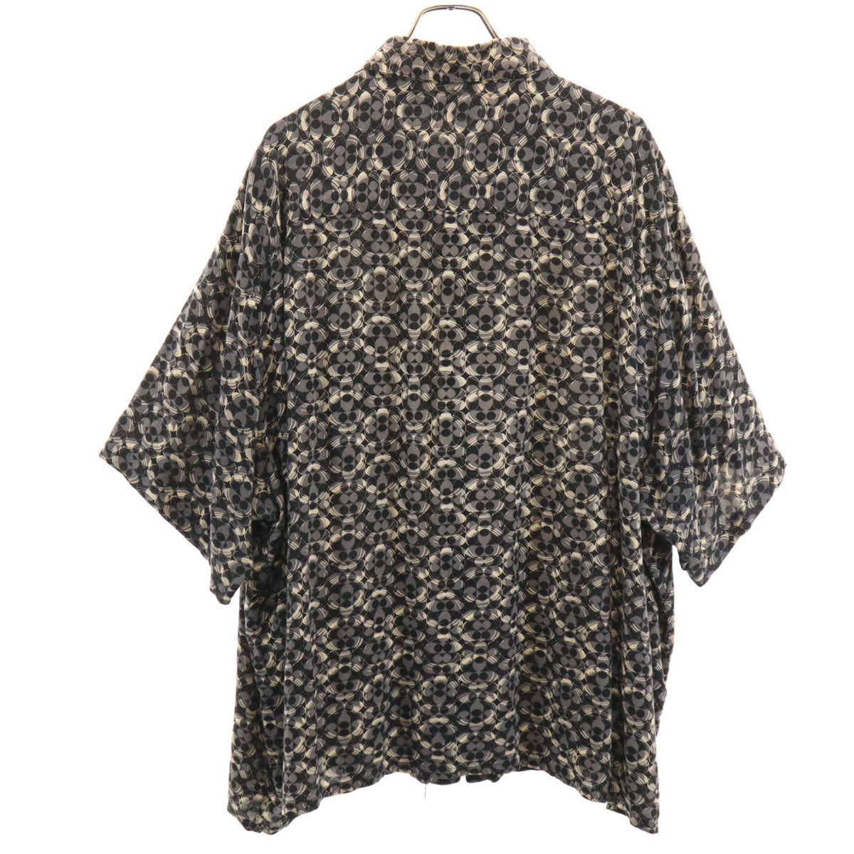 ピューリタン 90s オールド 総柄 半袖 シャツ 3XL グレー メンズ