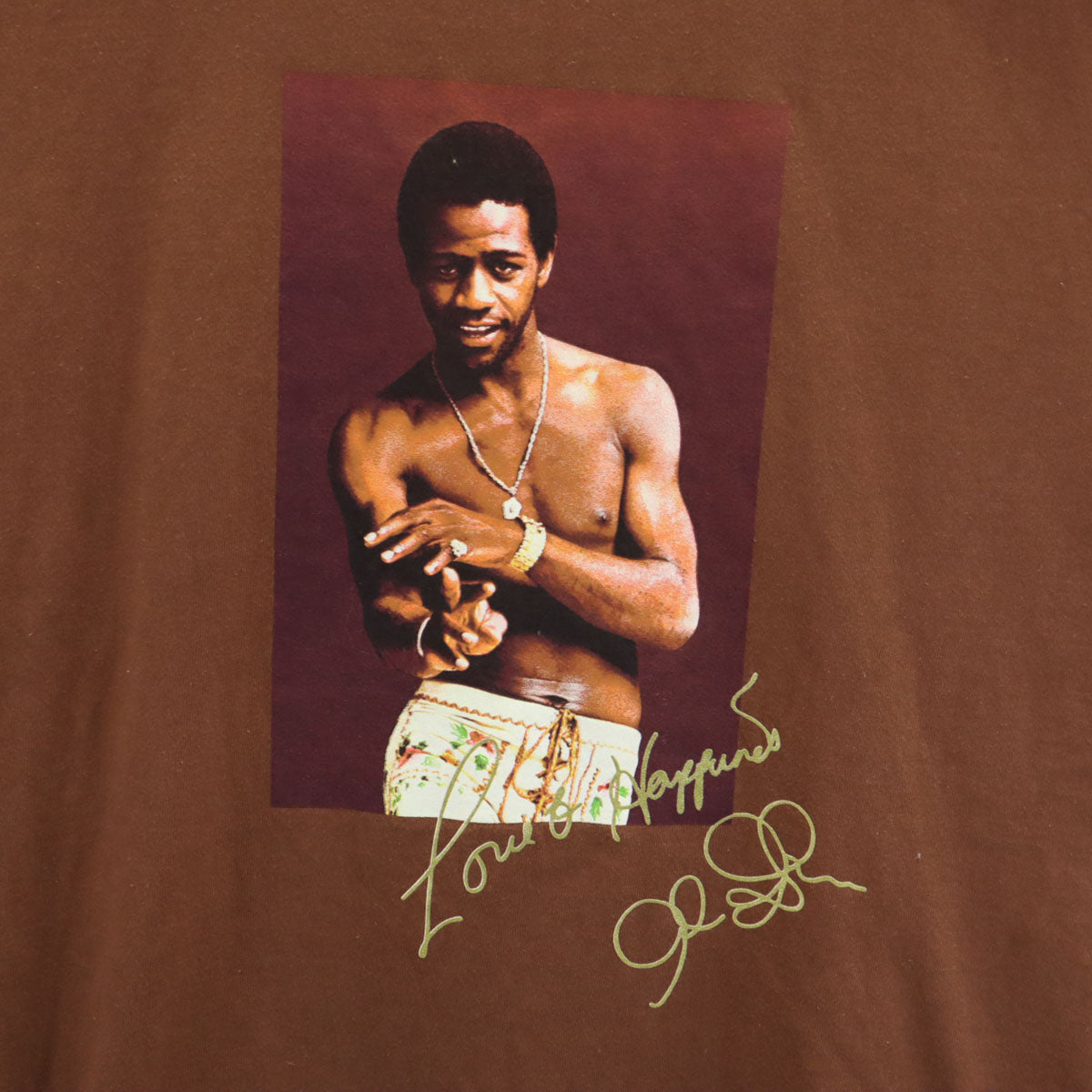 Supreme シュプリーム 22SS USA製 AI Green 半袖 Tシャツ M ブラウン メンズ