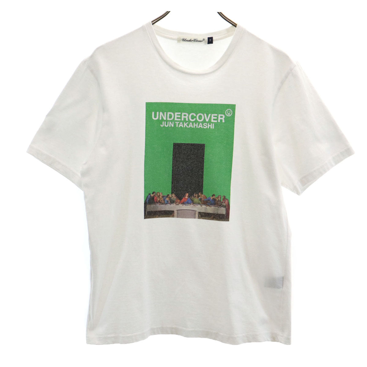 UNDERCOVER アンダーカバー 日本製 最後の晩餐 プリント 半袖 Tシャツ 2 ホワイト メンズ
