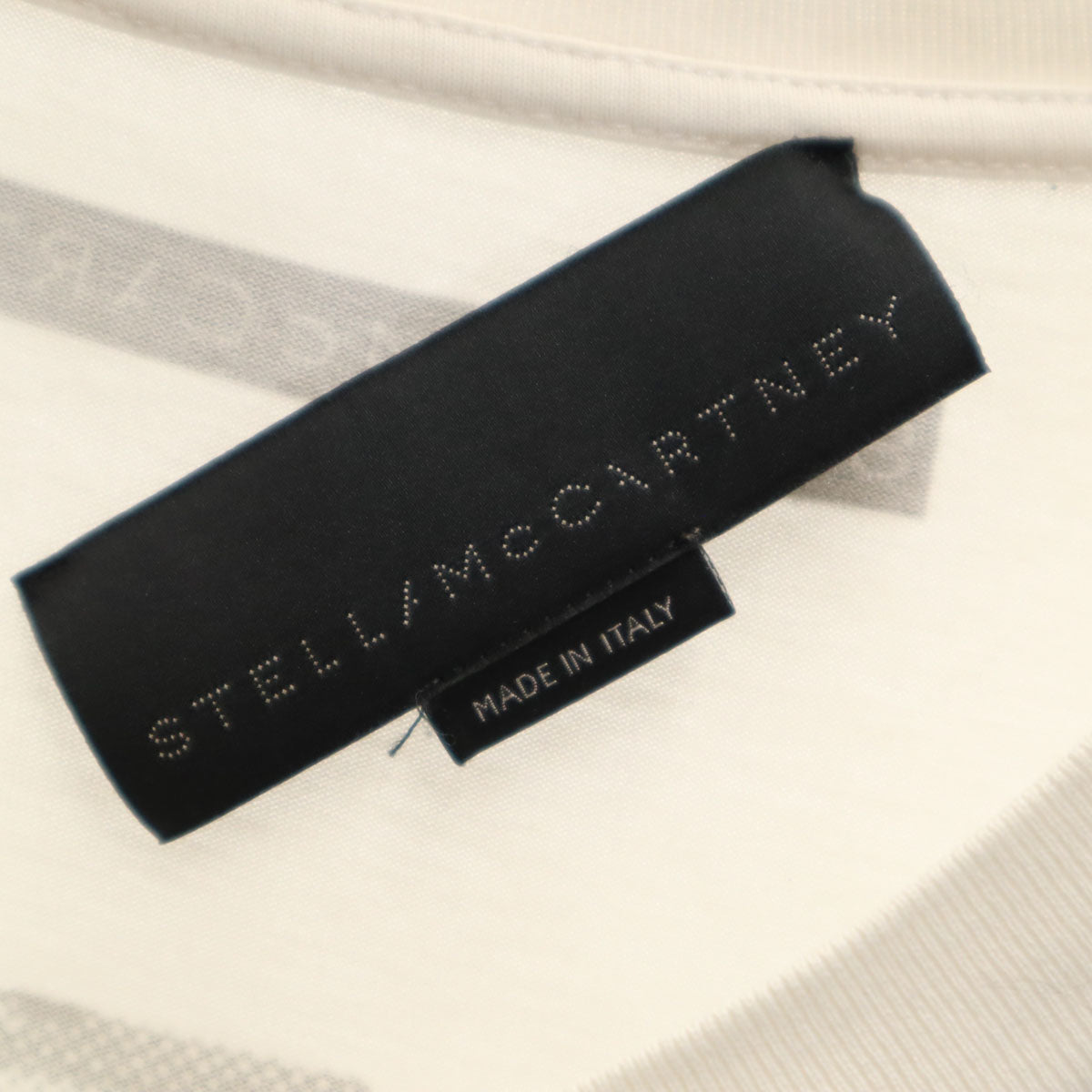 Stella McCartney ステラマッカートニー イタリア製 バックプリント 半袖 Tシャツ L ホワイト レディース