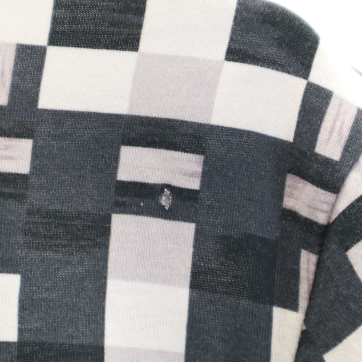 BALENCIAGA バレンシアガ ポルトガル製 幾何学柄 半袖 Tシャツ M ホワイト メンズ