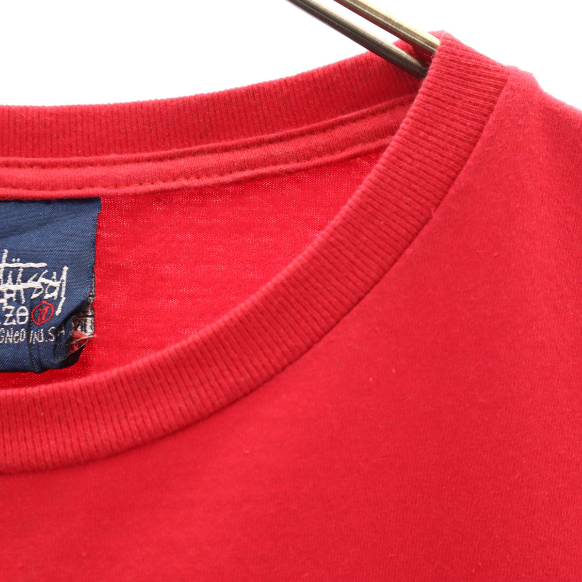 STUSSY ステューシー 90s オールド 紺タグ 半袖 Tシャツ M レッド メンズ