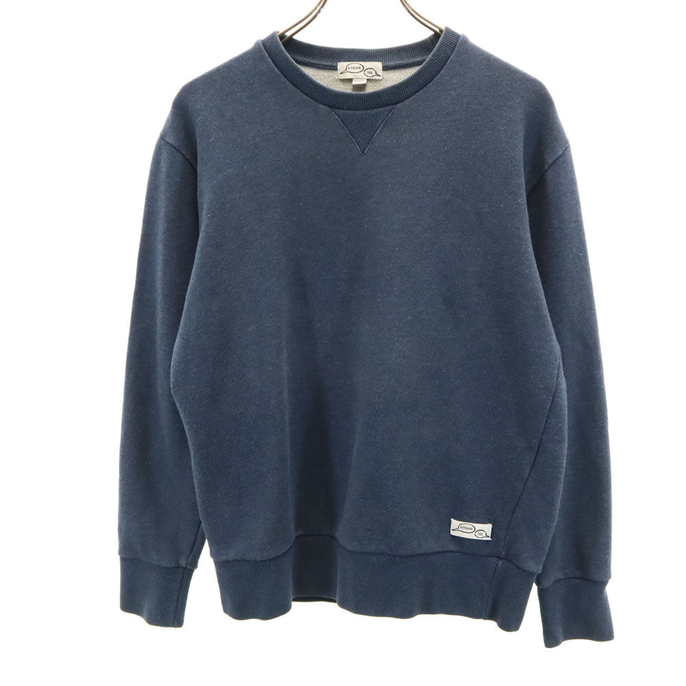 Kitsune' Tee キツネティー ポルトガル製 長袖 スウェット トレーナー M ネイビー メンズ