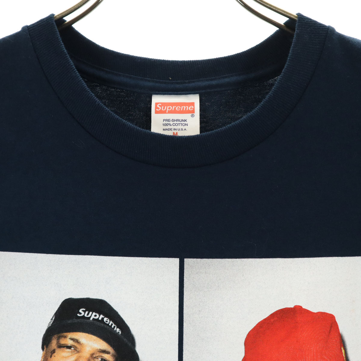 Supreme シュプリーム 12AW USA製 three six mafia 半袖 Tシャツ M ネイビー メンズ
