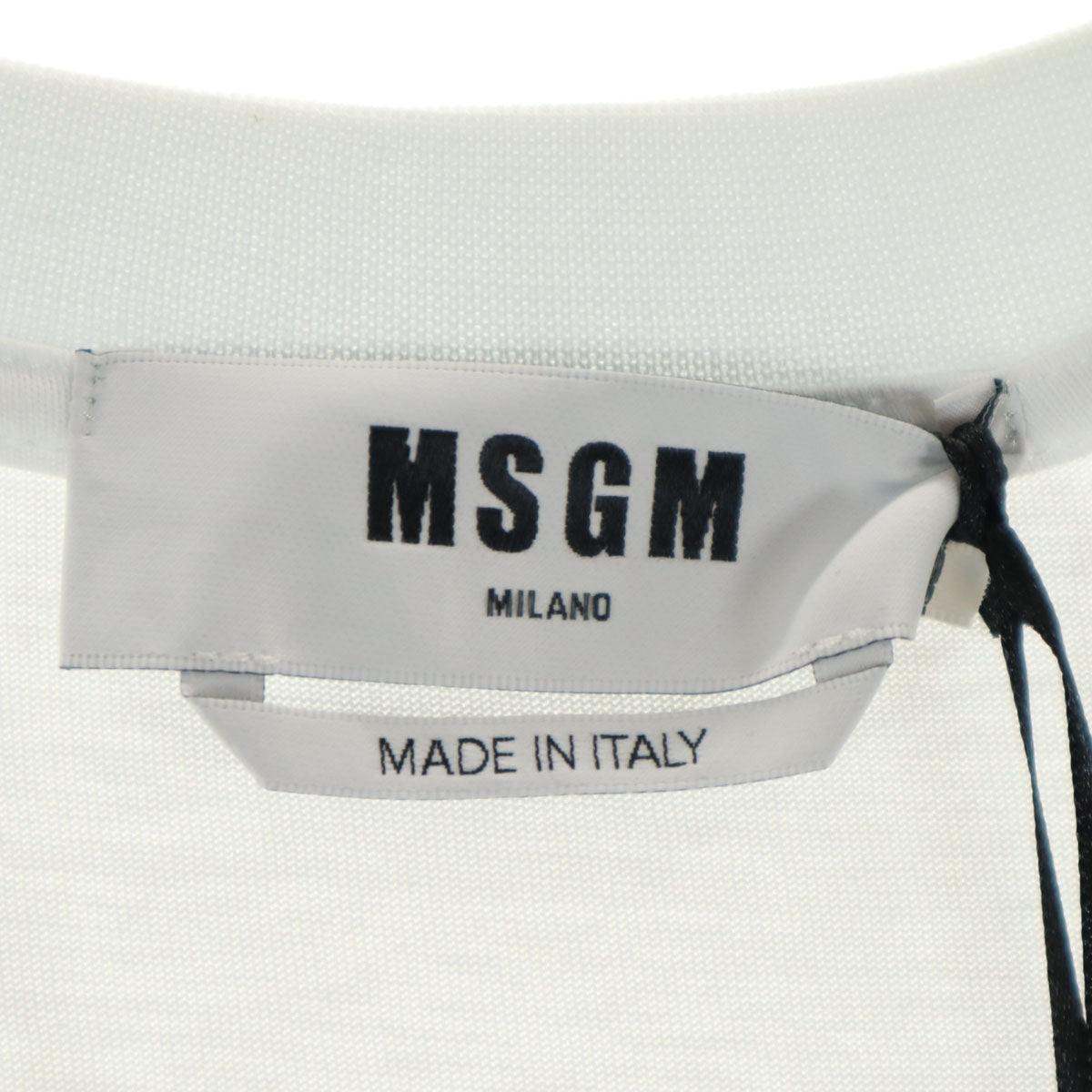 MSGM エムエスジーエム イタリア製 半袖 Tシャツ M ホワイト メンズ