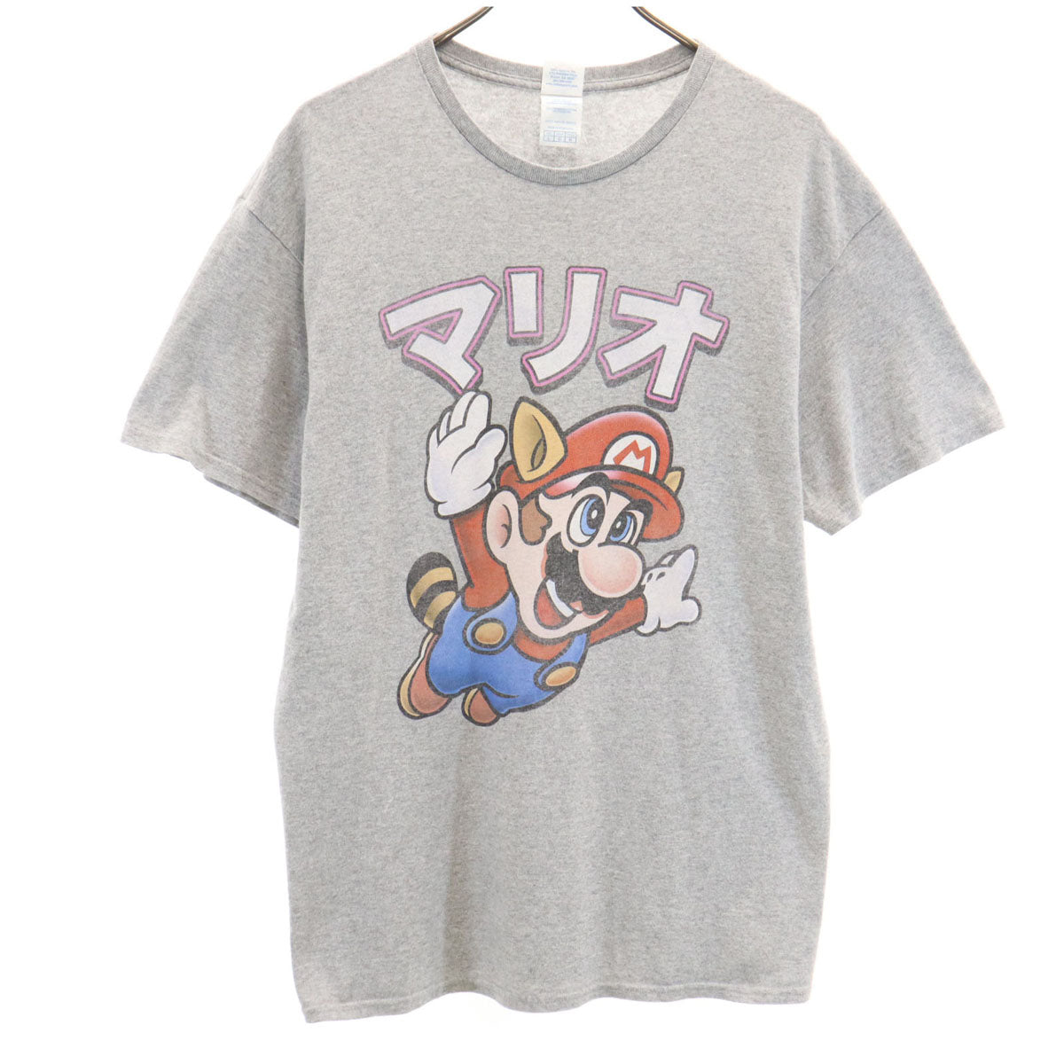 DELTA デルタ マリオ 半袖 Tシャツ L グレー メンズ