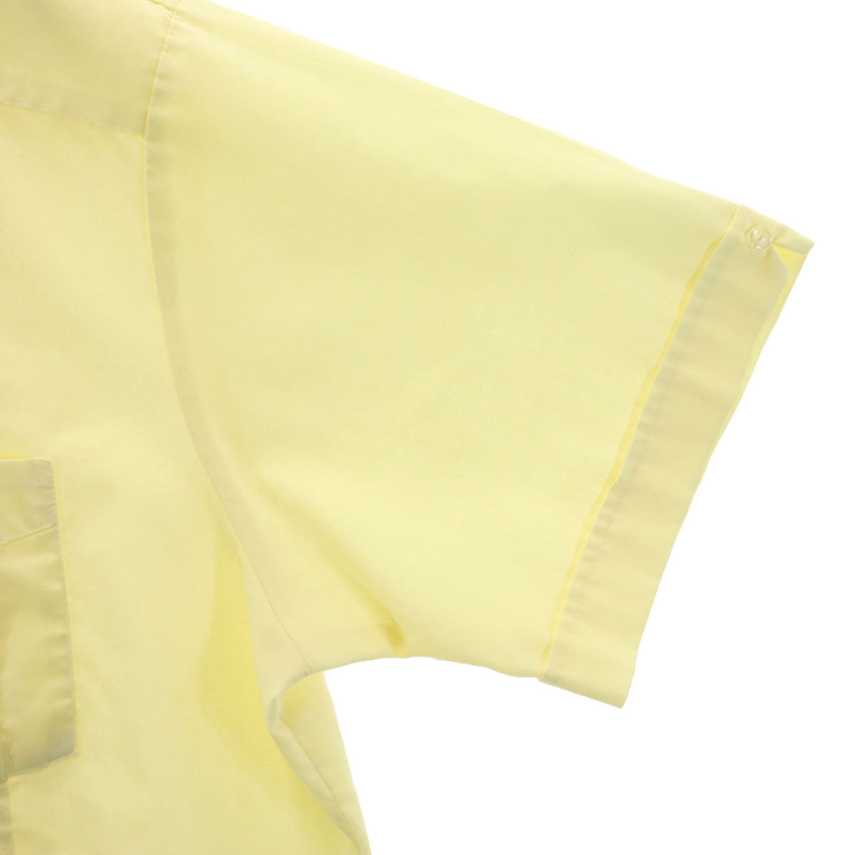 80s ヴィンテージ 半袖 キューバシャツ L イエロー メンズ