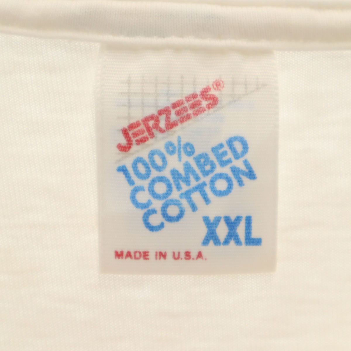 JERZEES ジャージーズ 90s USA製 オールド TEXAS CRUDE 半袖 Tシャツ XXL ホワイト ビッグサイズ アニマル柄 ロバ メンズ