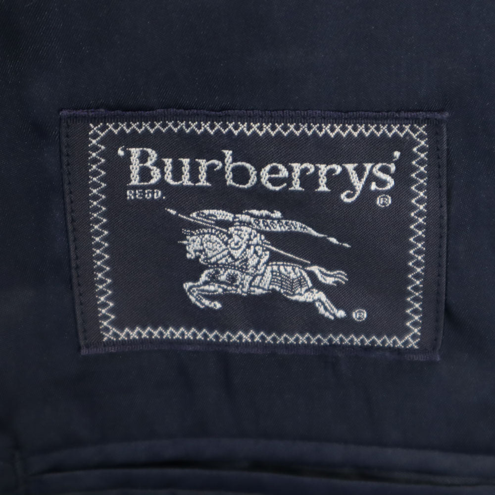 Burberrys バーバリーズ 90s 三陽商会 日本製 オールド テーラードジャケット A4 濃紺 ブレザー メンズ