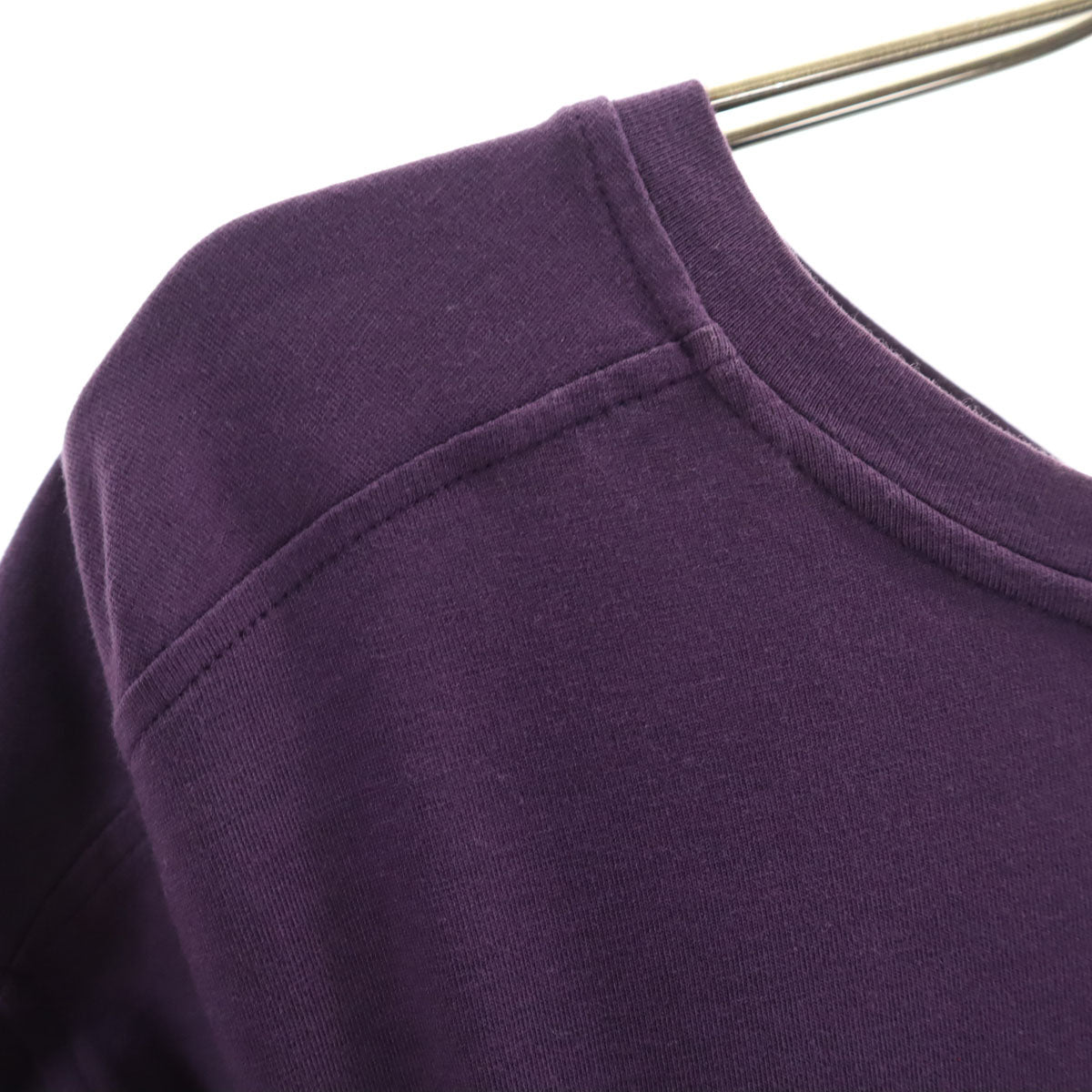 Zegna Sport ゼニアスポーツ 長袖 Vネック ストレッチ Tシャツ パープル カットソー メンズ