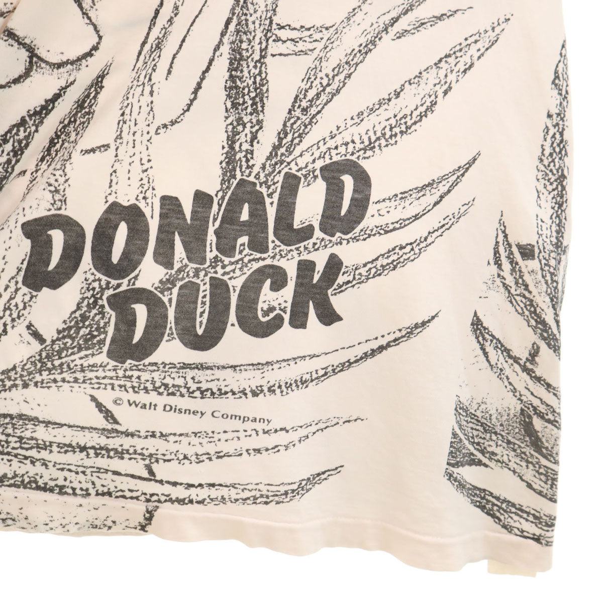 Mickey Family ミッキーファミリー 90s オールド ドナルドダック 半袖 Tシャツ ホワイト メンズ