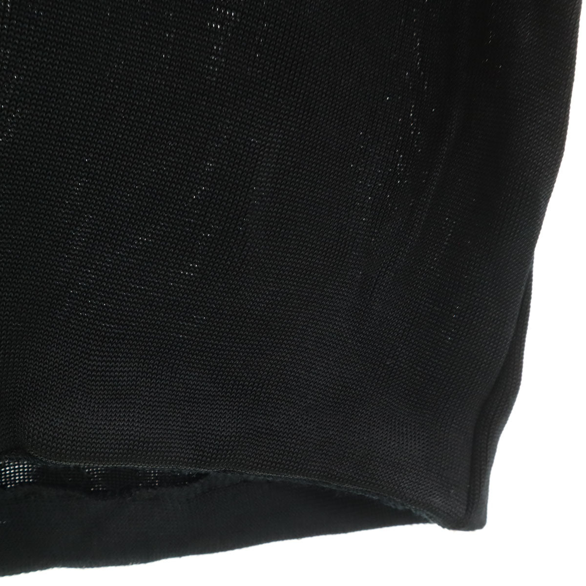 PRADA プラダ イタリア製 ノースリーブ ニット ミニワンピース 38 ブラック レディース