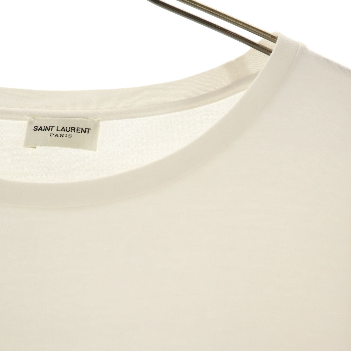 SAINT LAURENT サンローラン イタリア製 半袖 Tシャツ M ホワイト メンズ