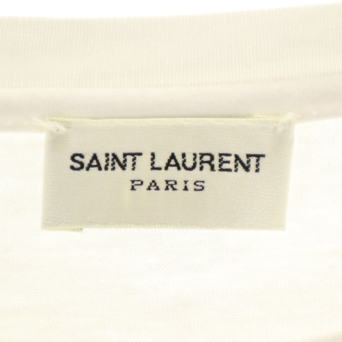 SAINT LAURENT サンローラン イタリア製 半袖 Tシャツ M ホワイト メンズ