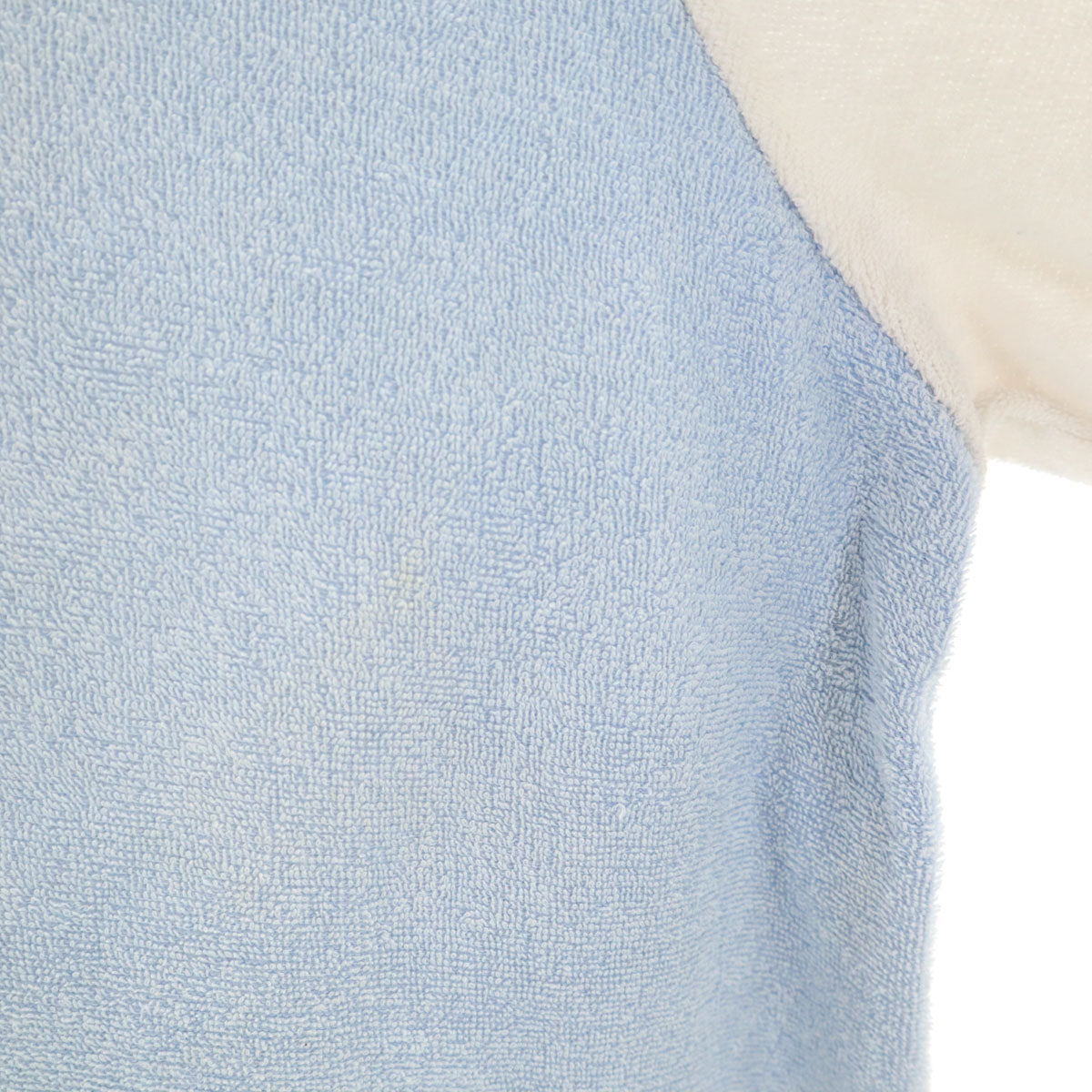 VINTAGE ヴィンテージ 80s 半袖 パイル地 カットソー 水色 レディース