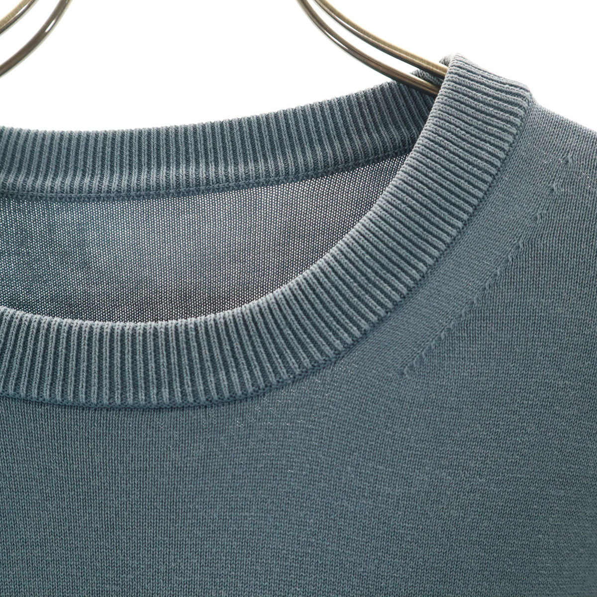 crepuscule クレプスキュール 半袖 ポケット ニット Tシャツ 2 チャコールグレー メンズ