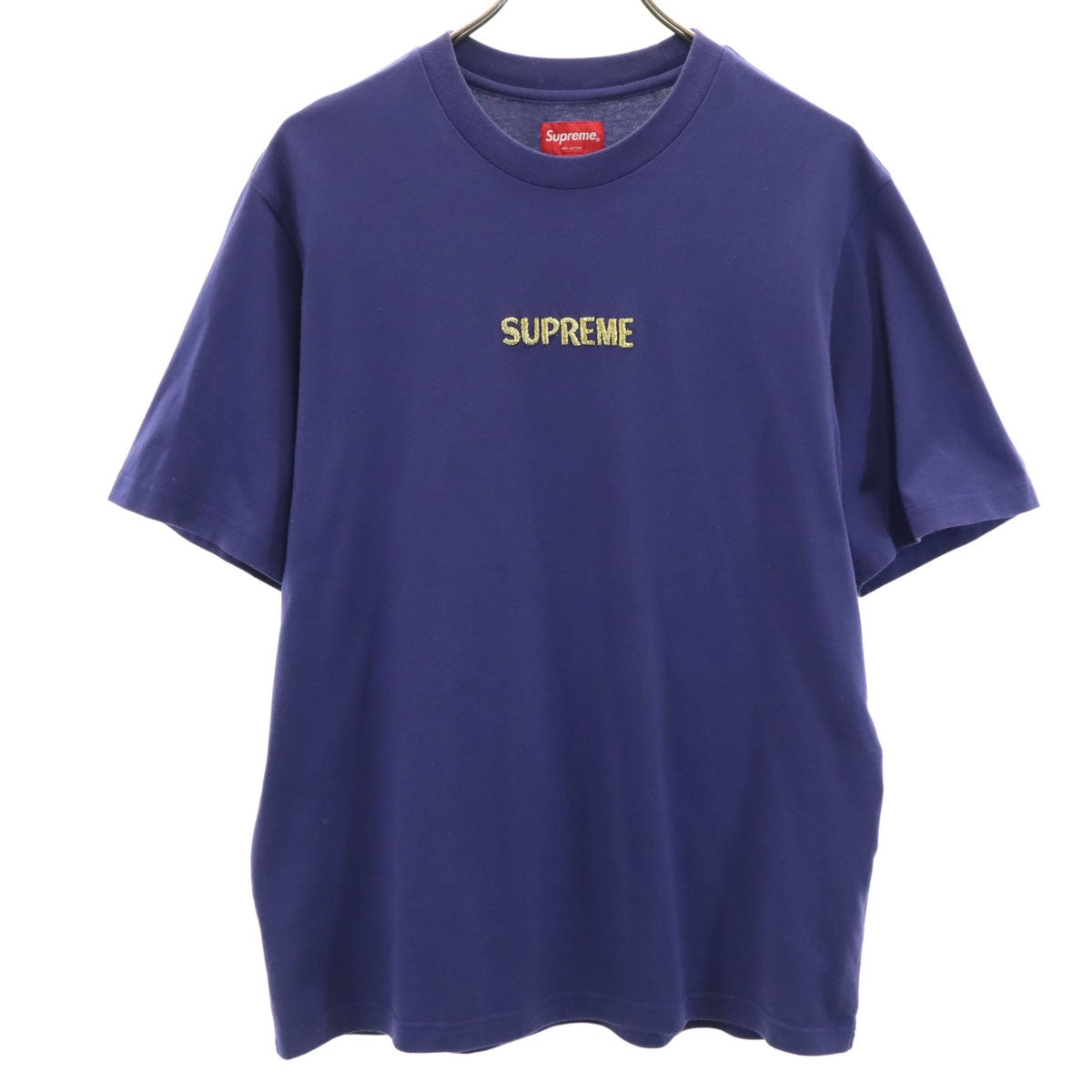 Supreme シュプリーム 半袖 Tシャツ S 紺紫 メンズ