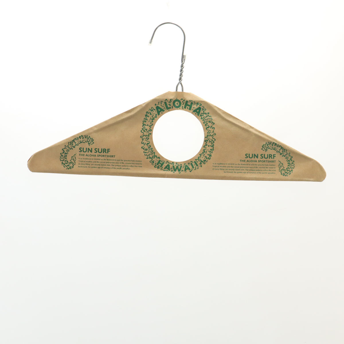 SUN SURF サンサーフ 日本製 金魚柄 半袖 壁縮緬 アロハシャツ S ブルー 東洋エンタープライズ SS38802 開襟 ハンガー付き メンズ