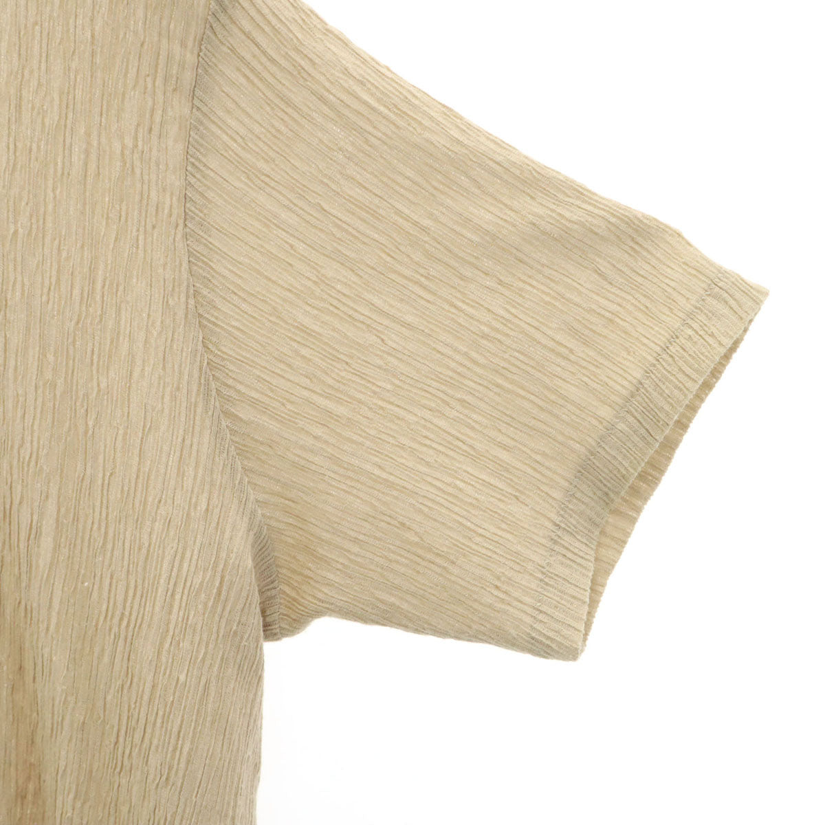 HAI SPORTING GEAR ハイスポーティングギア 80s 90s オールド 半袖 チュニック丈 カットソー M ベージュ イッセイミヤケ レディース