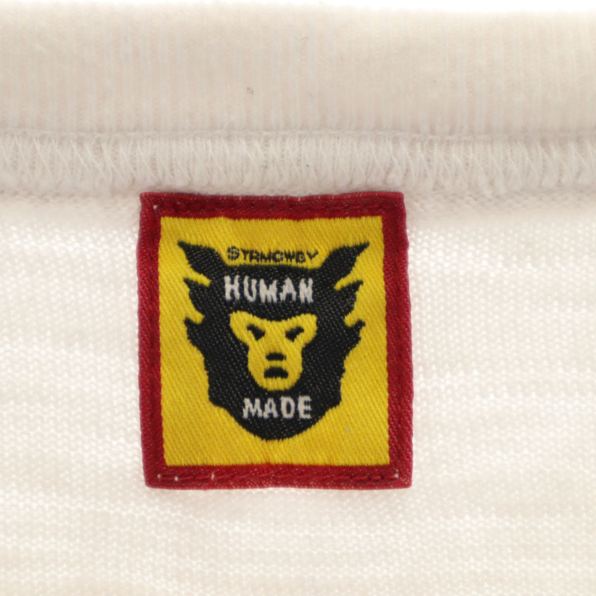 HUMAN MADE ヒューマンメイド 日本製 長袖 Tシャツ 2XL アイボリー ロンT メンズ