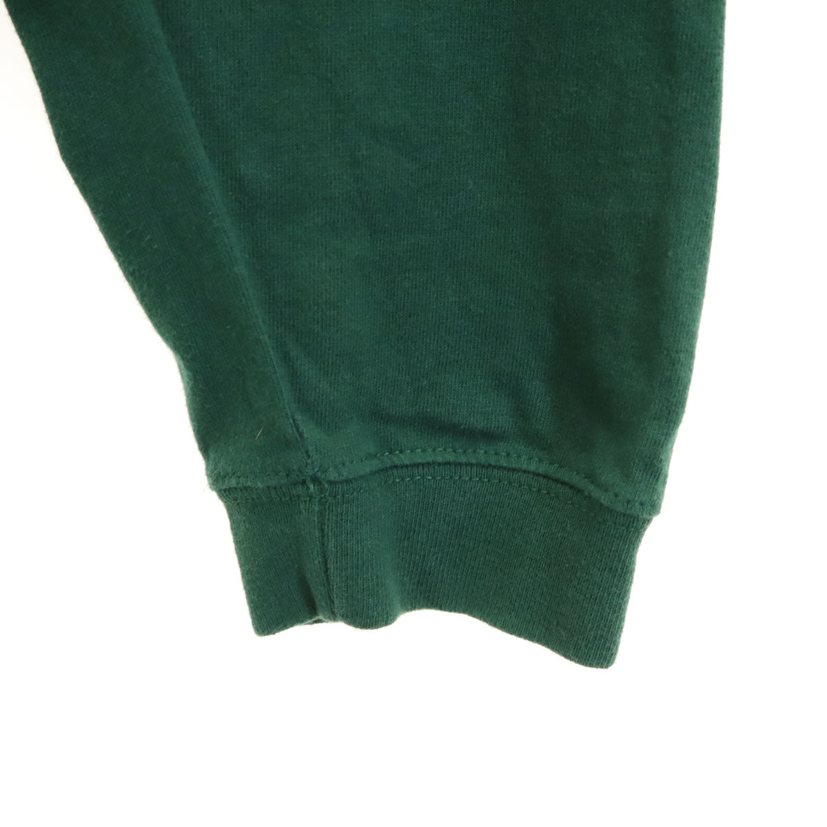 タングラム バックプリント 長袖 Tシャツ L 深緑 ロンT メンズ