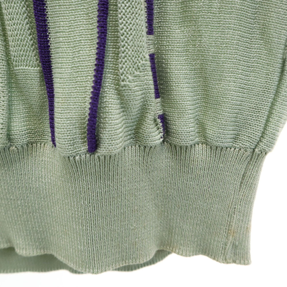 BALENCIAGA SPORT バレンシアガ スポーツ 90s オールド 長袖 ニット M くすみミント レディース