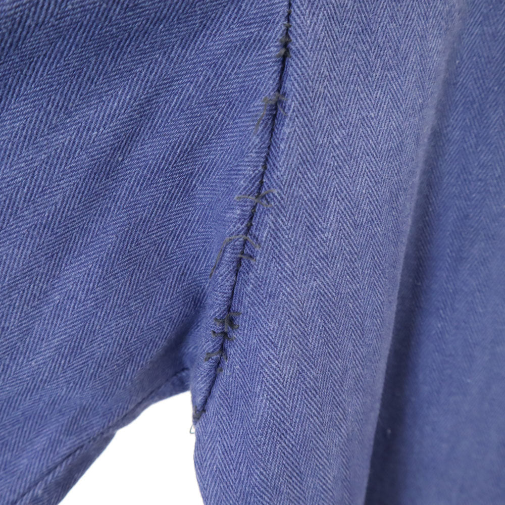 OZ KPT NALEPKU PRESOV 70s ヴィンテージ ヘリンボーン ユーロミリタリー ワークジャケット 紺紫 メンズ