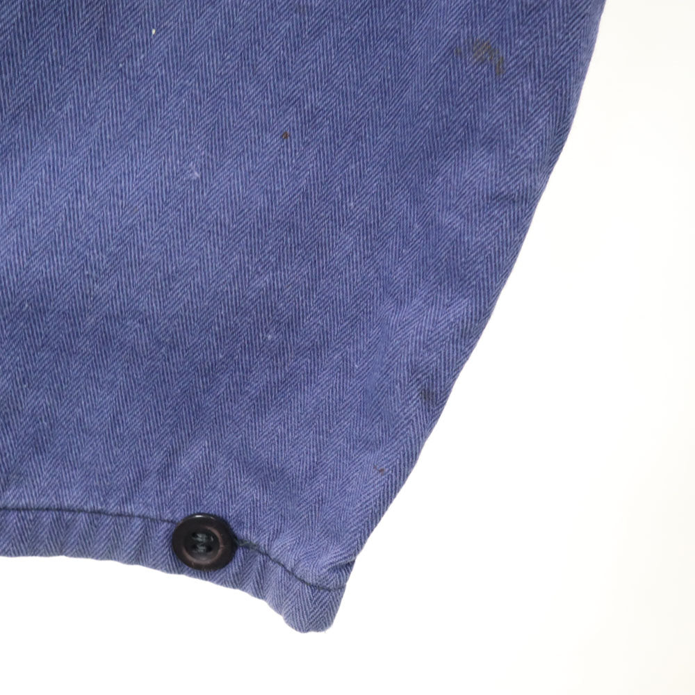 OZ KPT NALEPKU PRESOV 70s ヴィンテージ ヘリンボーン ユーロミリタリー ワークジャケット 紺紫 メンズ