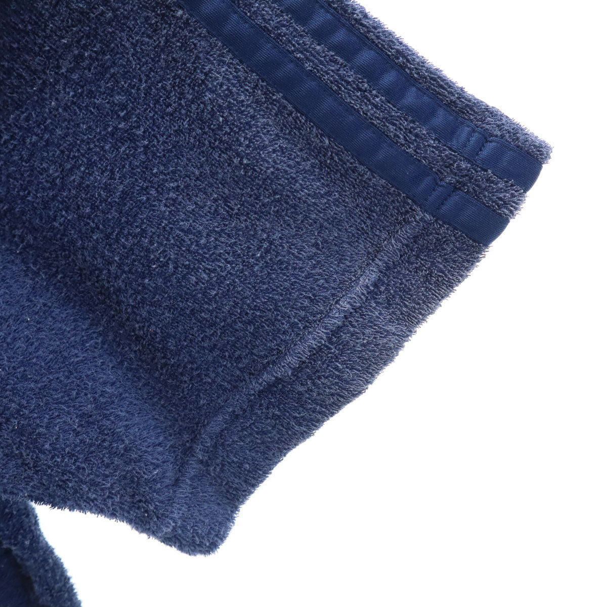 adidas アディダス 70s 80s デサント製 ヴィンテージ 半袖 パイル地 Tシャツ O ネイビー メンズ