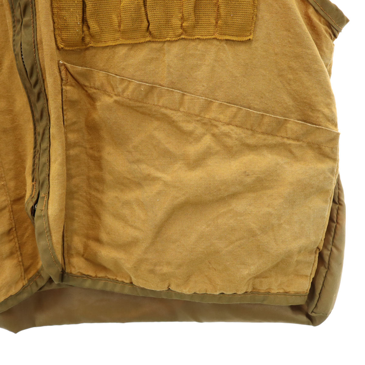 サフトバック 70s ヴィンテージ ハンティング ベスト キャメル メンズ