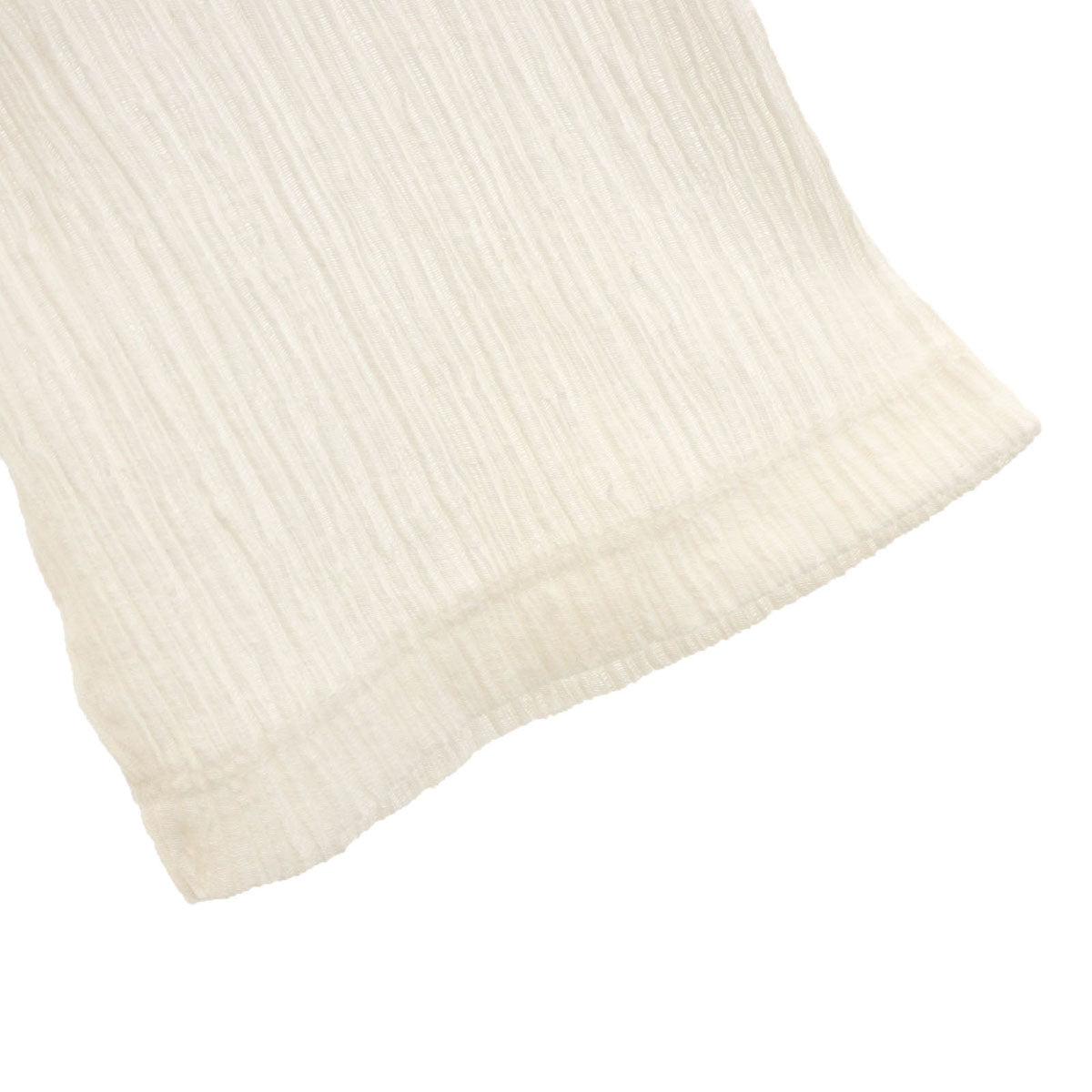 ISSEY MIYAKE MEN イッセイミヤケメン 日本製 半袖 プリーツ Tシャツ 4 ホワイト メンズ