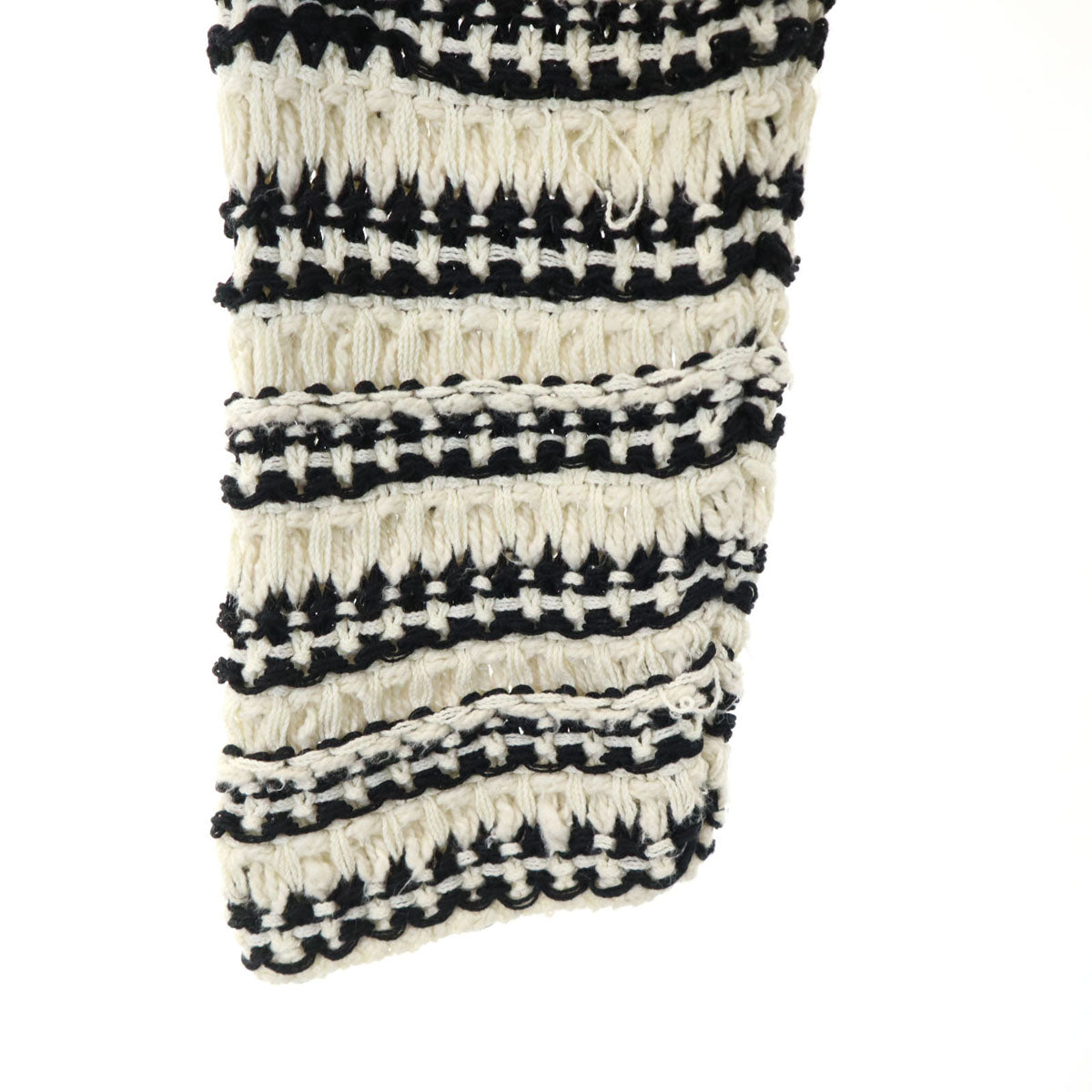 BATONER バトナー ボーダー柄 長袖 ニット 1 アイボリー レディース