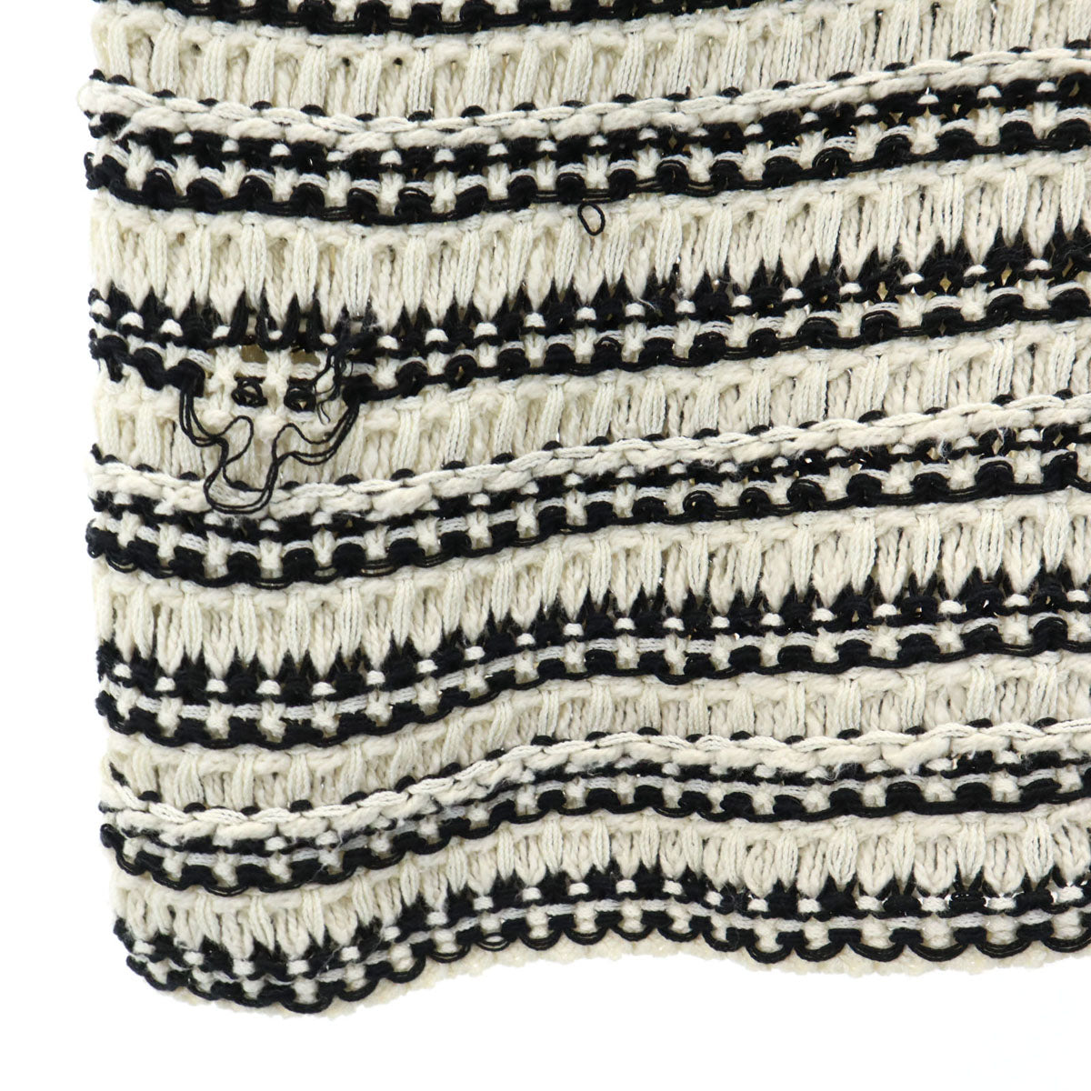 BATONER バトナー ボーダー柄 長袖 ニット 1 アイボリー レディース