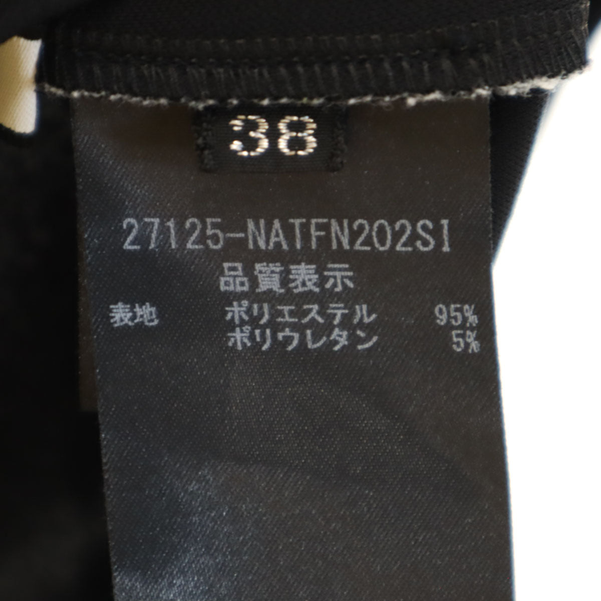 FOXEY NEW YORK フォクシーニューヨーク 日本製 半袖 カットソー 38 ブラック フレンチスリーブ レディース