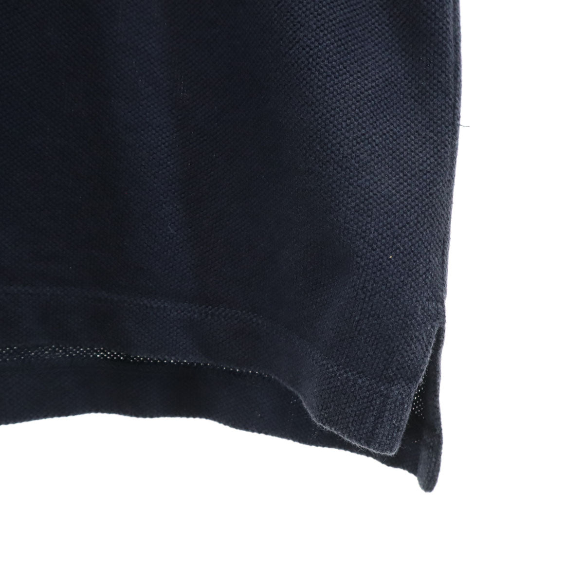 GUCCI グッチ イタリア製 半袖 ポロシャツ L 濃紺 鹿の子 レディース