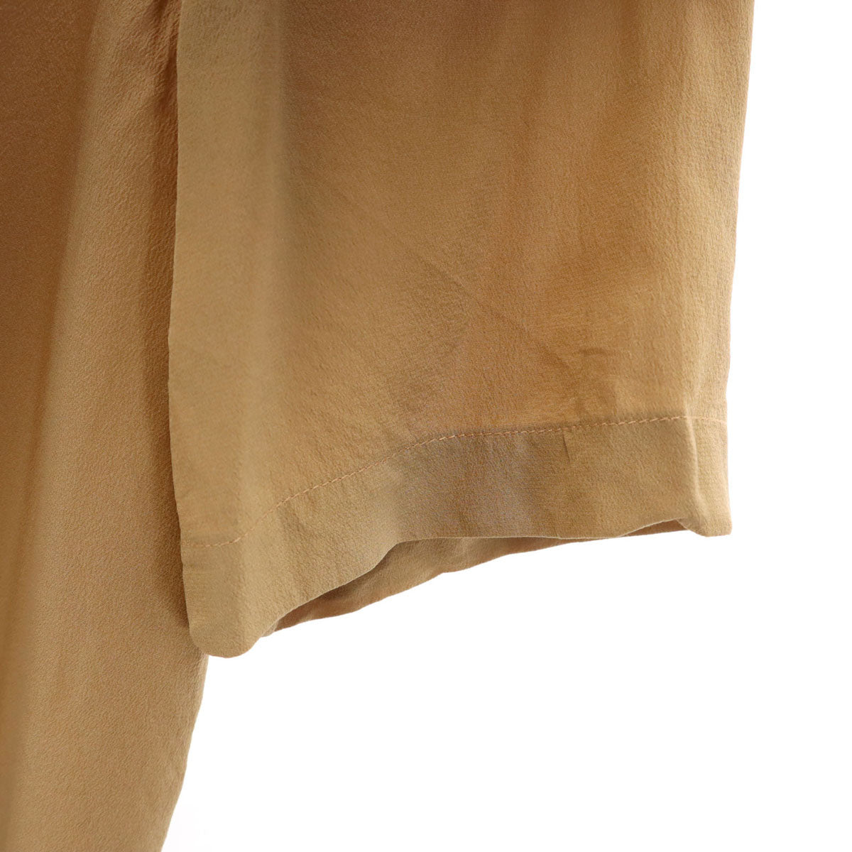 MARNI マルニ ポルトガル製 シルク 半袖 ブラウス 38 ブラウン プルオーバー レディース