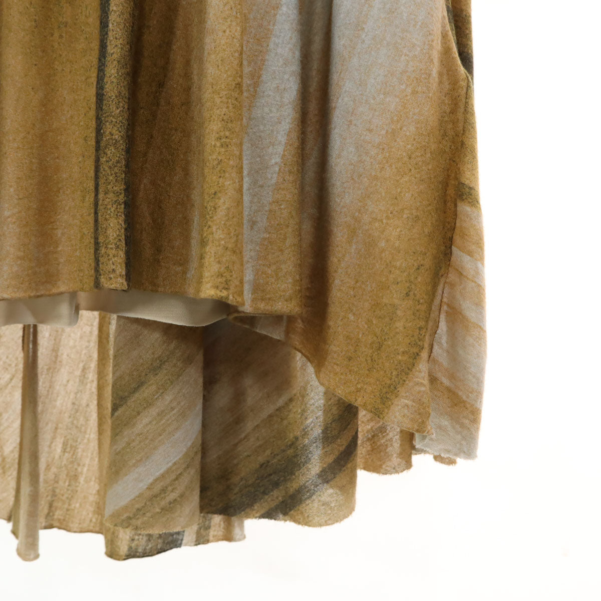 theory セオリー USA製 総柄 ノースリーブ チュニック P ブラウン レディース