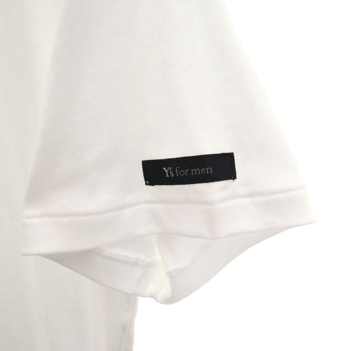 Y’s for men ワイズフォーメン 日本製 半袖 Tシャツ ホワイト ヨウジヤマモト メンズ
